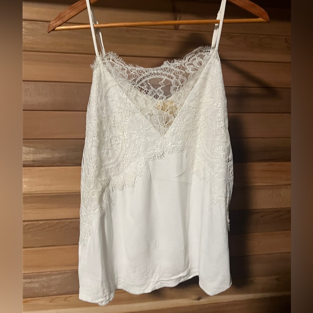 Lace Cream Tank